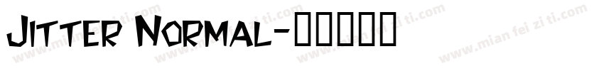 Jitter Normal字体转换